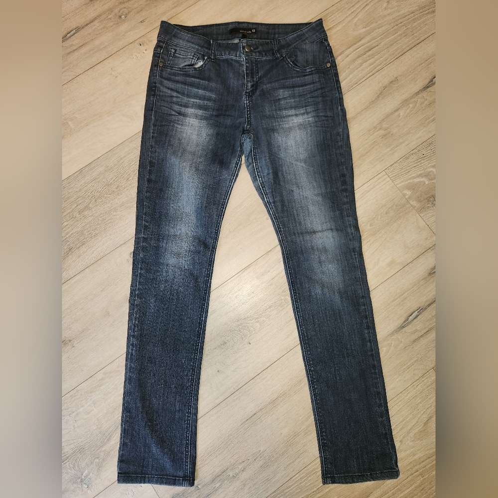 Mind Code Skinny Mid-rise Blue Jeans Juniors 13